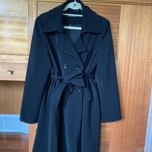 Calvin Klein Black M Trench